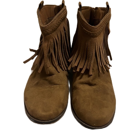 Women’s MOSSIMO SUPPLY CO. Indian Style, Zip Up Back, Ankle Boots, Ginger, 7.5 - Picture 2 of 6